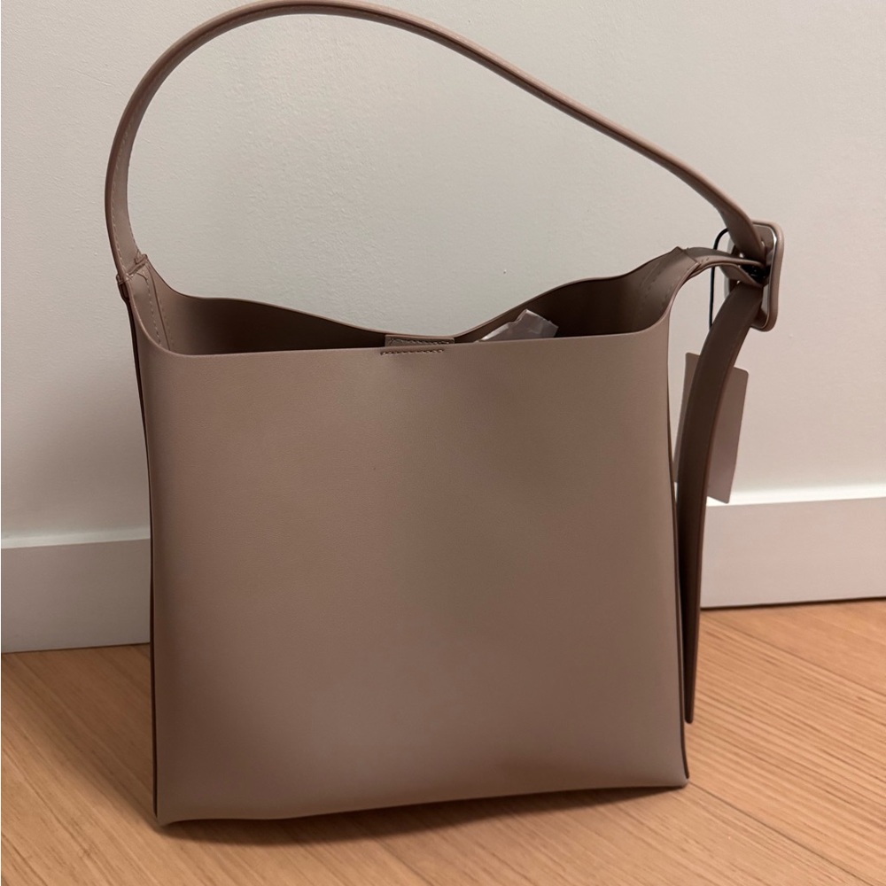 MANGO NWT Beige Tote Bag
